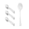 12 Packs: 24 ct. (288 total) Silver Plastic Mini Spoons by Celebrate It™